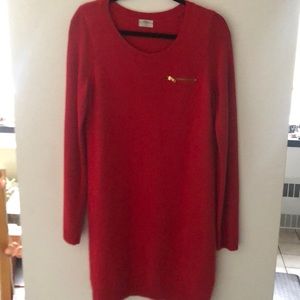 MADEWELL red sweater dress